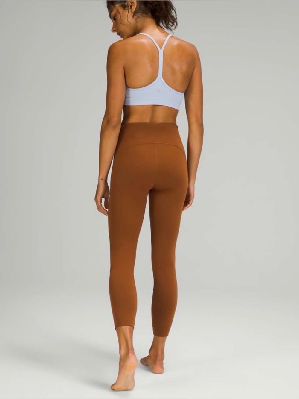 Lululemon InStill High Rise Tights 25” Length Size 2 Copper Brown